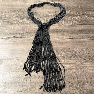 Handmade Native All-Beaded Large Maneuverable Necklace